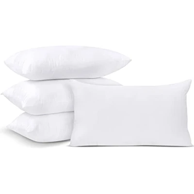 Afbeelding van Utopia Bedding Kussenvulling 30 x 50 cm (Set van 4), Vulkussen Binnenkussen Sofakussen Decokussen (Wit)