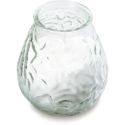 Afbeelding van Bolsius 103822580300 Low Boy Bar Light met kaars, 75 uur, wit (Pack van 12)