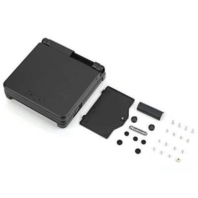 Afbeelding van Shell voor Gameboy SP, vervangende behuizing beschermhoes Nintendo Game Boy Advance GBA SP (zwart)