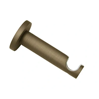 Afbeelding van GARDINIA beugel 1 loop open voor Ø 19 mm cappuccino 9 cm, metaal
