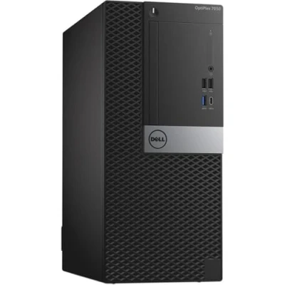 Afbeelding van Desktop PC Dell OptiPlex 7050 Tower, processor Core i7 6700, 16 GB RAM, 256 SSD, HDMI, Win 10 Pro, gereviseerd