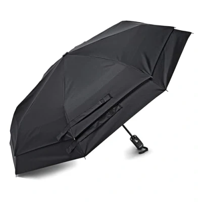 Afbeelding van Samsonite Windguard Auto Open en Dichte Paraplu, Windwacht Open/Close Zwart, Eén maat, Open/Sluiten Paraplu