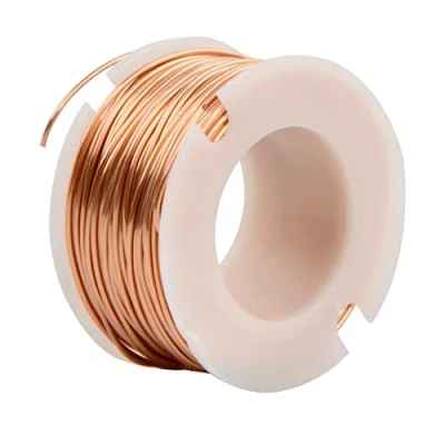 Afbeelding van Vesaneae Koperdraad, sieradendraad, knutseldraad, lakdraad, diameter 0,5 mm, lengte 10 m, voor het maken van een elektromagneet motormodel, sieraden