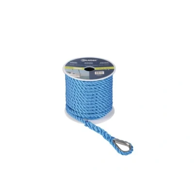 Afbeelding van Ankerlijn polyester 12mm 30m blauw