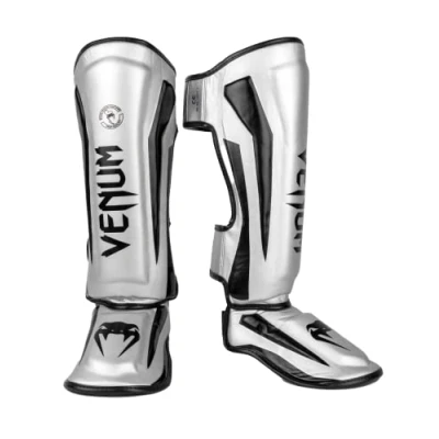 Afbeelding van Venum Elite Standup Shinguards Silver/Black XL