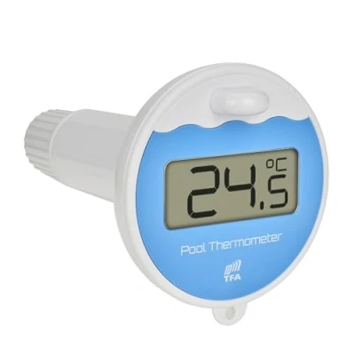 Afbeelding van TFA Dostmann ID A5 Pool 30.3907.02 Zwembadzender, met TFA.me systeem, geschikt voor online bewaking van zwembad, vijvers, ijsbaden, onderweg, watertemperatuur, 868 MHz, wit
