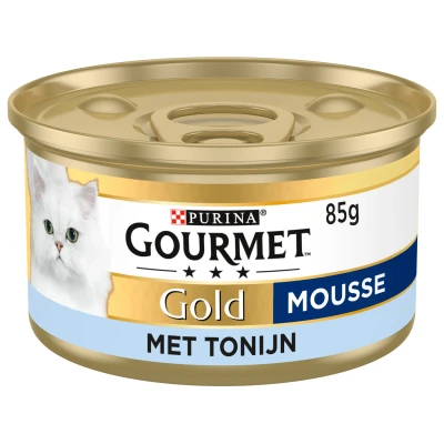 Afbeelding van Gourmet Gold Mousse 85 g Kattenvoer Tonijn