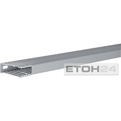 Afbeelding van Hager tehalit ba6 bedradingskoker hxbxl 63x20x2000mm doorsnede 1160mm2 bodemperforatie steengrijs ral7030 ba66001507030b