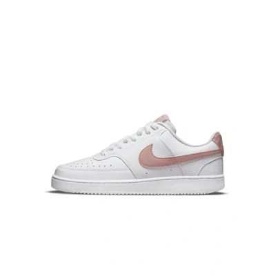 Afbeelding van Nike Court Vision Low Next Nature damessneaker, wit/roze Oxford, 44 EU, wit roze oxford