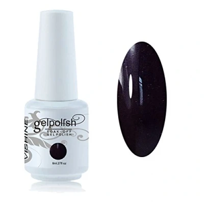 Afbeelding van Vishine GelPolish Soak Off nagellak 8ml, semi permanent, UV, LED, manicure, gel, indigo #1438