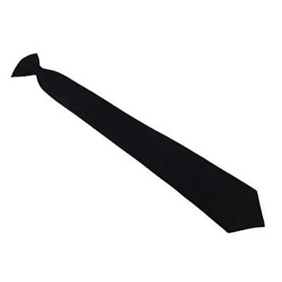 Afbeelding van CB4 Accessories Mat Zwart Clip op Stropdas, Volwassen 49 cm Lang, 8 breedste punt