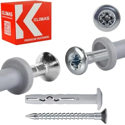 Afbeelding van Slagpluggen SMK nagelpluggen pluggen met kraag cilinderkop (8 x 100 st.)
