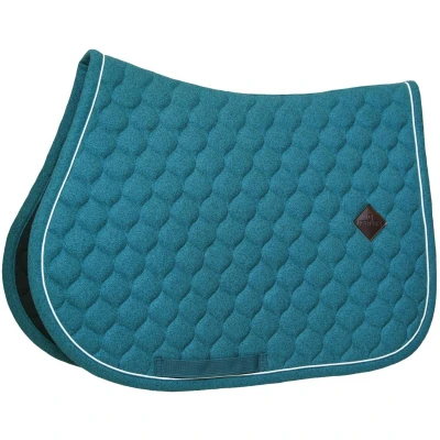 Afbeelding van Zadeldoek melange jumping donker groen FULL