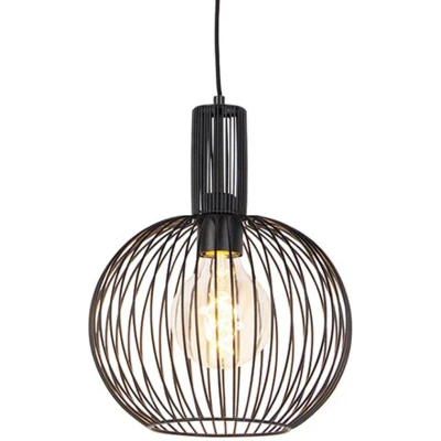 Afbeelding van Design Metalen Hanglamp, Zwart, 45 cm