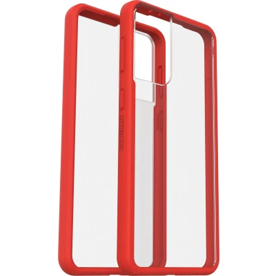 Afbeelding van Samsung Galaxy S21 Plus Hoesje Kunststof OtterBox Hardcase/Backcover Rood Telefoonhoesje Shockproof/Valbescherming