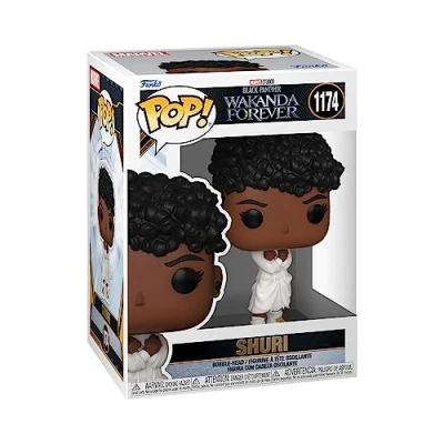 Afbeelding van Black Panther Wakanda Forever Funko Pop Vinyl: Shuri in White Dress