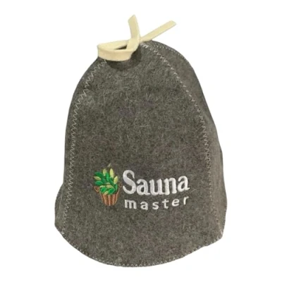 Afbeelding van GMMH Saunahoed, saunamuts van wolvilt (510 137) vilten saunakap voor dames en heren, muts sauna, Sauna grijs 510 137, One size