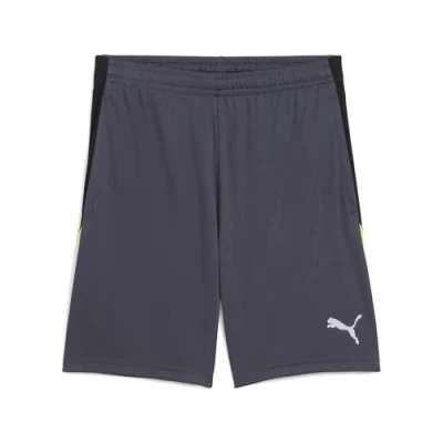 Afbeelding van Puma Individualliga Training Shorts OPEN Pockets Korte broeken, Heren, Maat: Large, Galactic gray/yellow alert