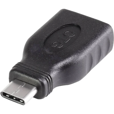 Afbeelding van Renkforce USB 3.2 Gen 1 (USB 3.0) Adapter [1x C stekker 1x bus A 3.0)] Met OTG functie, Vergulde steekcontacten