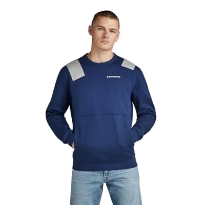 Afbeelding van G STAR RAW Flight Deck R Sweat, Blauw (Imperial Blue D24418 d557 1305), M
