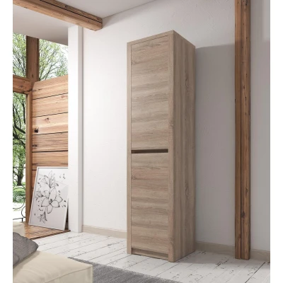 Afbeelding van Meubella Opbergkast Monaco Truffel eiken 50 cm