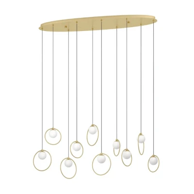 Afbeelding van Stars of Light Ovale hanglamp Portocolom 116cm 390347