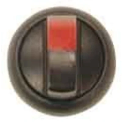 Afbeelding van Eaton rmq titan m22 frontelement verlichte keuzeschakelaar 3 standen terugverend kleur rood fr in rond 22 5mm frontring zwart 216836
