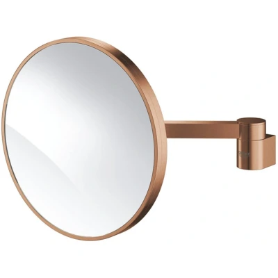 Afbeelding van Grohe selection make up scheerspiegel 7x vergroot metaal glas warm sunset geborsteld 41077dl0