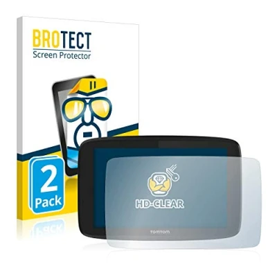 Afbeelding van BROTECT Screenprotector voor TomTom Go Professional 620 Folie Beschermfolie transparant (2 Stuks)