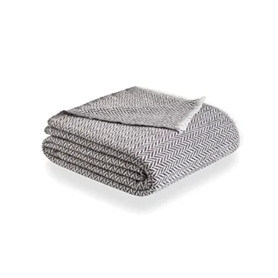 Afbeelding van Todocama PRCMAMSGROS Extra zacht katoenen deken, vier seizoenen, multifunctionele sprei, bankovertrek, donkergrijs, 230 x 240 cm