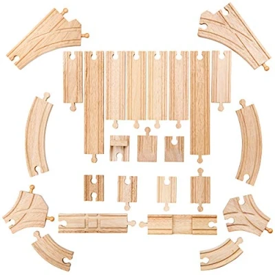 Afbeelding van Bigjigs Rail Low Level Track Expansion Andere belangrijke Wooden Merken zijn Compatible
