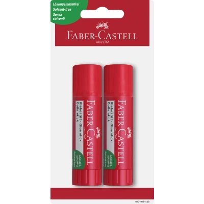 Afbeelding van Faber Castell lijmstift inhoud 20 gram 2 stuks op blister FC 100102449