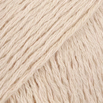 Afbeelding van DROPS Belle Uni Colour 03 lichtbeige Katoen Garen
