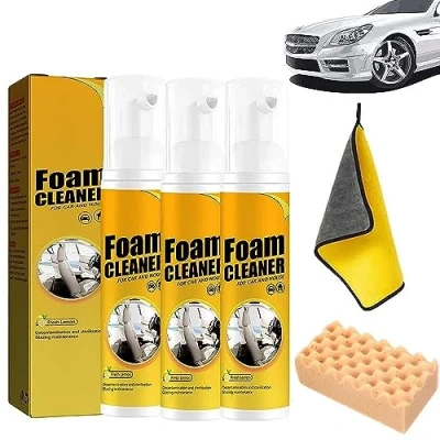 Afbeelding van All Around Master Foam Cleaner, Cleaner Mousse, Multipurpose Multifunctional Car Powerful Stain Remover (30ML, 3Pcs)