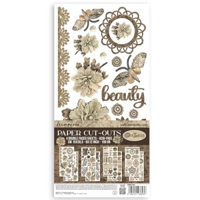 Afbeelding van Stamperia Old Lace Paper Cut outs (SBBCT04)