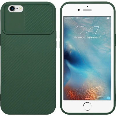 Afbeelding van Cadorabo Hoesje geschikt voor Apple iPhone 6 / 6S in Bonbon Groen Beschermhoes TPU silicone Case Cover