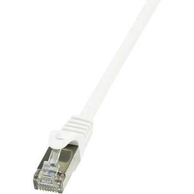 Afbeelding van LogiLink CP2101S RJ45 Netwerkkabel, patchkabel CAT 6 F/UTP 15.00 m Wit Snagless 1 stuk(s)