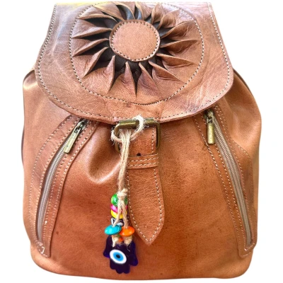 Afbeelding van festival heuptas Camel kleur fannypack Leder/leer muntjes tas