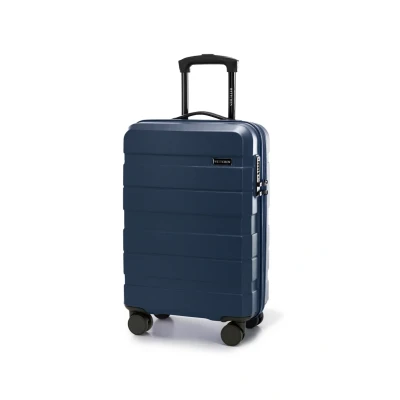 Afbeelding van WITTCHEN COMODO Line Koffer Bagage van ABS Telescopisch Handvat TSA slot 4 dubbele wielen, donkerblauw, Handgepäck, handbagage