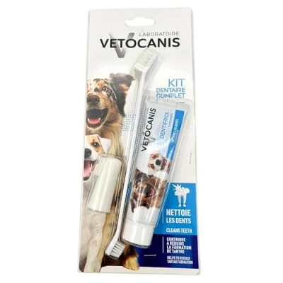 Afbeelding van VETOCANIS DENTAL HYGIËNE KIT HOND PLAK VECHTER