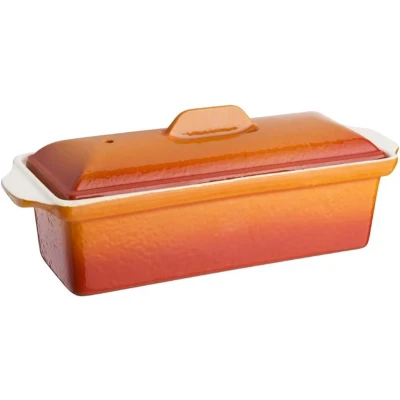 Afbeelding van Paté Terrine Vogue, Oranje, 1,3ltr, 11(h)x34(b)x10,5(d)cm