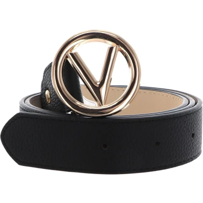 Afbeelding van VALENTINO Riem Round Belt W130 Nero / Oro Zwart