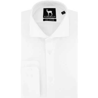 Afbeelding van GENTS Overhemd Blumfontain NOS structuur wit XL7 43/44