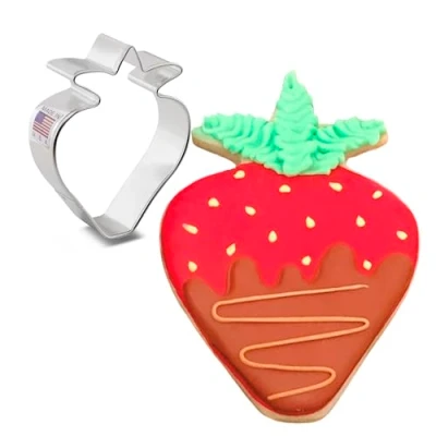 Afbeelding van Ann Clark Cookie Cutters Aardbei/Fruit Cutter, 3.5&quot;