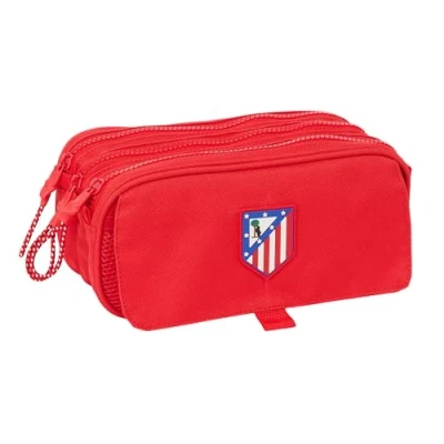 Afbeelding van Pennenetui met 3 vakken Atlético Madrid Rood 21,5 x 10 8 cm