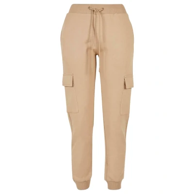 Afbeelding van Urban Classics Cargobroek, Dames, Maat: 4XL, Unionbeige
