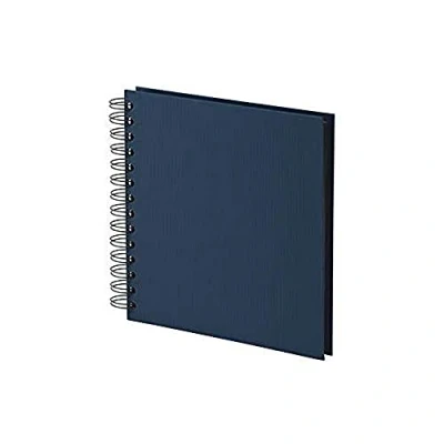 Afbeelding van Rössler Papier 1329452905 S.O.H.O. Wire O fotoalbum 180 x mm, 60 zwarte pagina&#039;s, Navy, 1 stuk