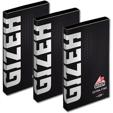 Afbeelding van Gizeh Black Extra Fine sigarettenpapier (10 x 100)