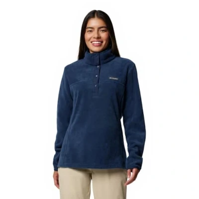 Afbeelding van Columbia Benton SPRINGS 1/2 SNAP Fleece trui, Dames, Maat: XS, Collegiate navy