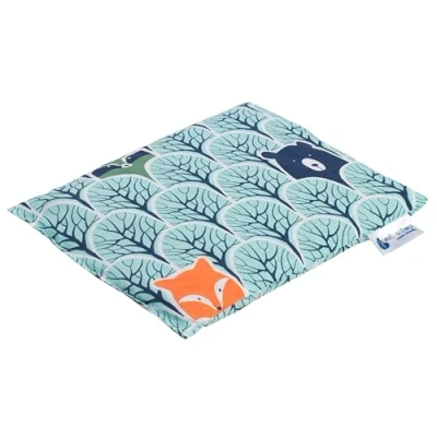 Afbeelding van Kersenstenen kussen korrelkussen groot warmtekussen 500g rechthoek 20x25cm eco natuur 100% katoen Medi Partners warmte + koudetherapie massagetherapie (Woud)